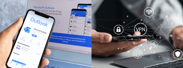 outlook/vpn