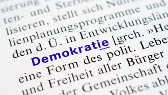 Schmuckgrafik Demokratie